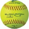 ASA Approved .52 Slow Pitch Softballs By Champro Sports -Baseball Shop champro 52 slow pitch softballs 1 dozen champro 12 tournament unique sports 2