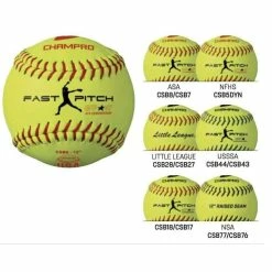 11-Inch And 12-Inch Fast Pitch Softballs By Champro -Baseball Shop champro game fast pitch softballs 1 dozen champro unique sports