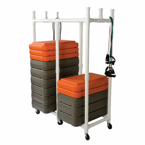 BSN Fitness Steps Storage Cart 1 BSN Fitness Steps Storage Cart