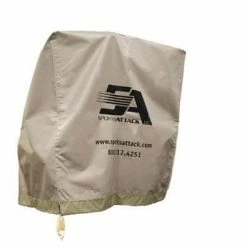 Premium Gray Machine Cover With Nylon Draw Rope And Lock By Sports Attack